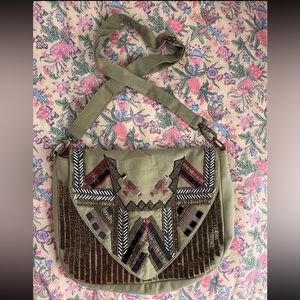 Noonday Beaded Crossbody Bag